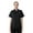 Black, variant on TOPTIE Women's Essential Button Chef Coat Restaurant Cook Jacket Uniform Shirt