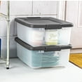 thumbnail image 6 of Sterilite 25 Qt. ShelfTotes Clear/ Flat Gray Set of 6, 6 of 7