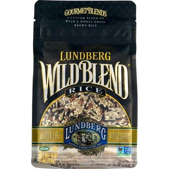 (Pack of 6) Lundberg Farms Wild Rice Blend, 16 oz