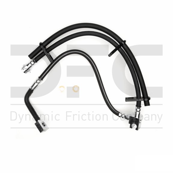 Rear Left Dynamic Friction Company Brake Line Hose 350-54623 For 2006 Ford E-150