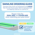 thumbnail image 5 of Swimline Hydrotools Silver King Winter Pool Cover for 16 x 40 Ft Inground Rectangle Pools, 5 of 7