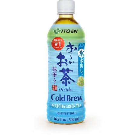 (12 Bottles) ITO EN Oi Ocha Cold Brew Matcha Green Tea, 16.9 Fluid
