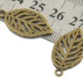 thumbnail image 5 of 2x Colección de de Hojas de 20 Piezas - Colgantes de Aleación de Metal de Hojas de árbol de Hojas Huecas de Bronce BLESIY Colgante de dijes de hojas, 5 of 5