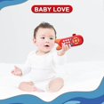 thumbnail image 2 of Richgv Baby Learning Remote Musical Toy Remote Control Toy with Sound, Light Early Learning Education for Toddlers,Remote-Red, 2 of 5
