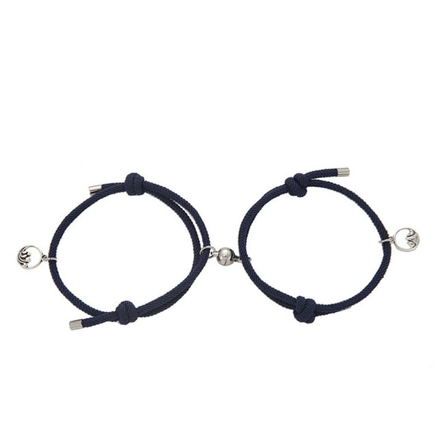 Bracelet Magnétique Réglable en Alliage, Cadeaux pour Amoureux