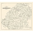 thumbnail image 2 of Walsh 29x26 White Modern Wood Framed Museum Art Print Titled - Fayette County Texas - Walsh 1879, 2 of 4