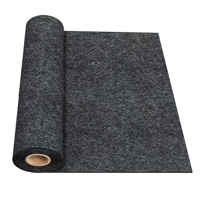 soumake Rectangle Garage Floor Mat for Under Car, Dark Grey Motorcycle Oil Spill Mat, Absorbent Oil Garage Parking Mat, Non-Slip Waterproof Backing Extra Large Garage Mat (8.5FT x 20FT)