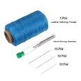 thumbnail image 3 of Unique Bargains Dark Blue Polyester Upholstery Sewing Thread with Needles, 260m, 30pcs, 3 of 6