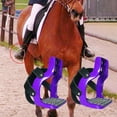 thumbnail image 4 of Equipo de seguridad antideslizante para adultos ecuestres, 2 uds.,  ligera con cubierta , estribos para , niños libre Púrpura shamjiam Estribo para montar a caballo, 4 of 9