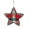 thumbnail image 2 of Northlight Plaid Star Shaped Plush Christmas Ornament - 4.5" - Multicolor, 2 of 5