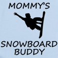 thumbnail image 2 of CafePress - Mommys Snowboard Buddy Body Suit - Baby Light Bodysuit, Size Newborn - 24 Months, 2 of 4