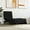 Black, variant on vidaXL Chaise Longue Reclining Chaise Sofa Chair for Living Room Office Velvet