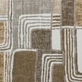thumbnail image 5 of Roundhill Furniture Nexus Geometric Accent Fabric Cocktail Ottoman, Galactic Parchment, 5 of 7