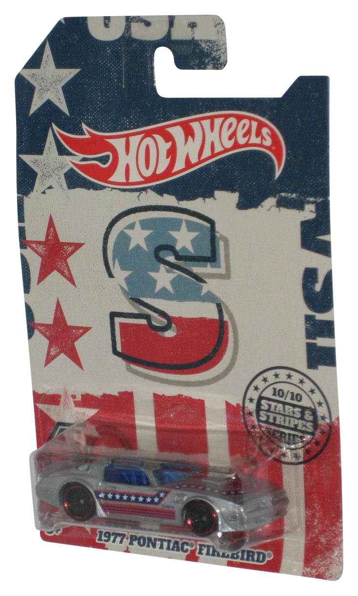 Hot Wheels Stars & Stripes Series '64 Pontiac GTO - 1:64 Scale Die-Cast Car, Red