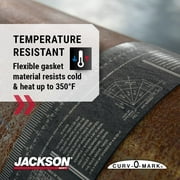 Jackson Safety Contour Wrap-A-Round Pipe Marking Tool (14752), Black, Medium, 3.88” To 4’, 1 / Case