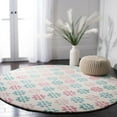thumbnail image 2 of SAFAVIEH Soho Daisy Geometric Wool Area Rug, Ivory/Multi, 5' x 8', 2 of 9