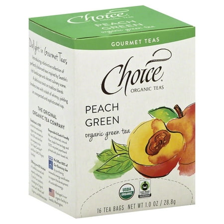 Choice Organic Teas thés bio Haute gastronomie, pêche verte, 16 Bg
