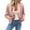 Pink, variant on Yigetop Fashion Jackets for Women, Ladies' Pure Color Stitching Thin Fashionable Outerwear Slim Fitting Casual Jacket Top Women's Casual Jackets Beige L