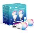 thumbnail image 1 of Kasa Smart - Bombillas WiFi inteligentes regulables que cambian a todo color y funcionan con Alexa y Google Home, A19, 9 W, 800 lúmenes, solo 2,4 GHz, no requiere hub, paquete de 2 (KL125P2, 1 of 11