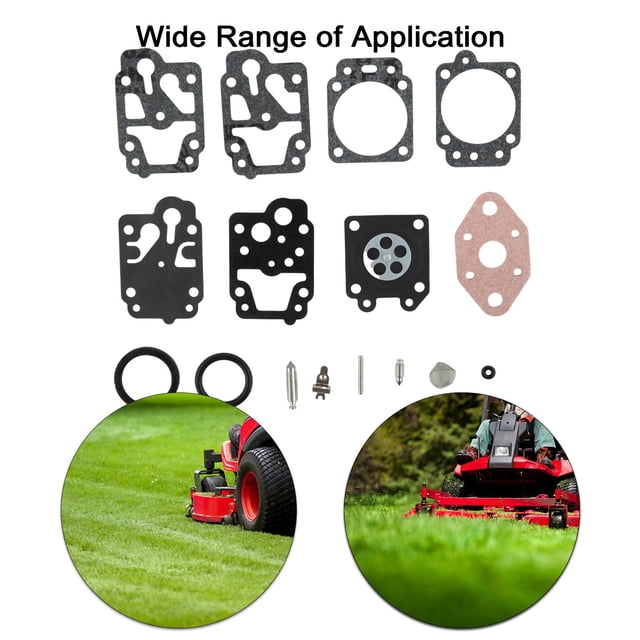 Mosiee 16Pcs/Set Carburetor Membrane Rebuild Gasket Diaphragm Repair Kit For Einhell Fuxtec Brush Cutter Trimmer Parts