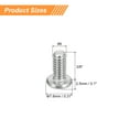 thumbnail image 2 of Uxcell #8-32x3/8" Pan Head Machine Screws, Stainless Steel 18-8 Screw, Pack of 100, 2 of 7