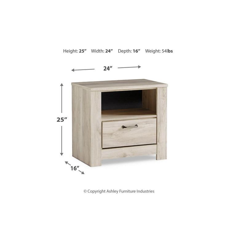 Bellaby Nightstand - Whitewash Bellaby Nightstand - Whitewash