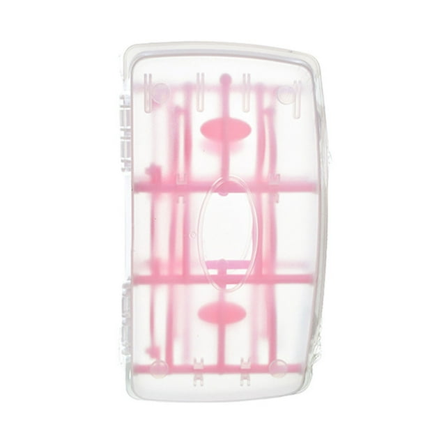 Toystoory Botellero a prueba de polvo con tapa, escurridor plegable multifuncional para simplificar el agua compleja Organizadores de utensilios de cocina Caja Blanca Rosa