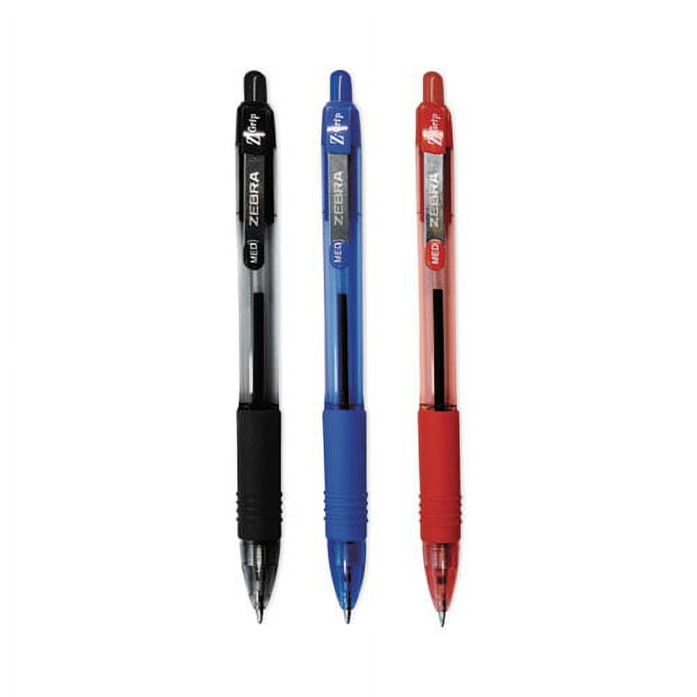 Z-Grip Ballpoint Pen, Retractable, Medium 1 Mm, Assorted Ink And Barrel Colors, 48/pack | Bundle of 10 Sets