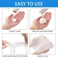 thumbnail image 3 of Tripumer 200 Pcs Compressed Towels Mini Compressed Coin Tissue Disposable Face Towel for Travel Sports Beauty Salon Home Hand Wipes, 3 of 7