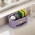 thumbnail image 2 of kjfeif MultiFunctional Foldable Kitchen Dish Drying Rack with Sponge Holder, Portable Design for Easy Sink Area Access, for Kitchen Counter, RustResistant Kitchen Drying Rack,Without Assembly, 2 of 3
