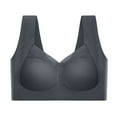 thumbnail image 4 of Xdegoge Ofertas Relampago De Hoy Activewear Sports Bras for Women Push Up No Wire Bras Plus Size Seamless T-Shirt Bras Mesh Full Coverage Bras Workout Running Sports Bra Brasieres Para Mujer, 4 of 4