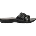 thumbnail image 2 of Women's Easy Spirit Linley3 Slide Black/Charcoal Burnished PU 6 M, 2 of 5