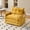 Yellow, variant on Villeston Swivel Accent Chair, 36.2"W Oversize Chenille Armchair with Side Bag, Modern Comfortable Chair for Living Room, Bedroom,Mustard yellow