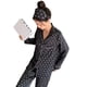 thumbnail image 5 of Pijama de manga larga para mujer, cárdigan de primavera y verano, de seda helada, para niñas, ropa de casa cómoda y de ocio, pijamas de satén de seda para mujer, 5 of 6