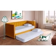 thumbnail image 1 of Cama Doble Makora Modelo Gambino De Lino Mostaza No Incluye Colchones, 1 of 8