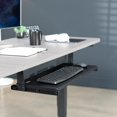 thumbnail image 2 of Large Height Adjustable Under Desk Keyboard Tray, 69cm x 28cm Slide-Out Platform Computer Drawer for Typing, Black, MOUNT-KB27HB, 2 of 8
