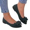thumbnail image 2 of Women's Casual Slip On Ballet Comfortable Low Heel Dress Shoes for Everyday Wear with Versatile Outfit Pairing, 39, 2 of 7
