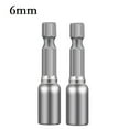 thumbnail image 1 of 2Pcs 6-13Mm Impact Socket Magnetic Nut Screwdriver 1/4In Hex Electric Drill Bit, 1 of 7