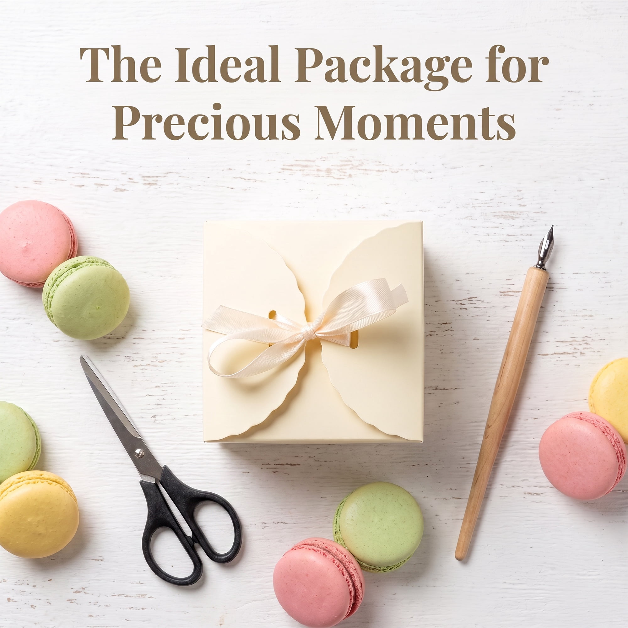 Unique Bargains Flat Favor Gift Box for Pastry Gift Wrapping Supplies 3.5"x3.5"x2" Yellow
