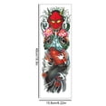 thumbnail image 3 of Etiquetas Engomadas Del Tatuaje 2 uds tatuajes falsos desechables Terror hombro tatuajes hombres mujeres para cuerpo brazo completo Sywqhk Libre de BPA, 3 of 3