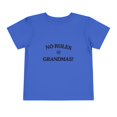 thumbnail image 2 of NO RULES AT GRANDMAS - (BLACK PRINT) Toddler Short Sleeve Tee, 2 of 4