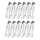thumbnail image 1 of Mini Pinzas para Servir Comida, Juego de 12 Pinzas Pequeñas para Aperitivos, Ideal para Tomar Té o Café, Pinza para Azúcar de 10 cm - Plateadas, 1 of 5