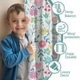 thumbnail image 3 of Blackout Kids Curtains,Pioneer Flower Childrens Insulated Curtains Set Of 2,Bedroom Essentials,Toddler Room Decor 42x84in(106x213cm), 3 of 4