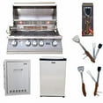 thumbnail image 2 of Lion Premium Grills 32-Inch Natural Gas Grill L75000 with Lion Multi-Functional Drawer and Lion Refrigerator Package Deal with 5 in 1 BBQ Tool Set, 2 of 4