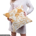 thumbnail image 5 of Ambesonne Orange and White Fabric by the Yard Upholstery, Flowering Stem, 10 Yards, Orange White, 5 of 5