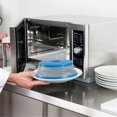 thumbnail image 4 of Collapsible Microwave Splash Proof Cover Food Fruits Vegetables Washing Lid Plastic Plate, 4 of 9
