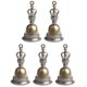 thumbnail image 1 of 5Pcs Brass Hand Bell Vintage Style Handheld Bell Ritual Handheld Bell Decor, 1 of 3
