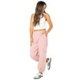 thumbnail image 2 of Celebrity Pink Parachute Cargo Pants, Juniors & Juniors Plus, 2 of 5