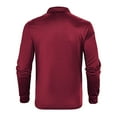 thumbnail image 4 of SHTXOZHI Mens Long Sleeve Shirts Lightweight Athletic Casual Button Golf T-Shirts with Pocket, 4 of 7