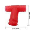 thumbnail image 4 of Bearachild Cerveza Snorkel Embudo Paja para beber Juegos de fiesta Gallinas Bucks Entertainment Bar Barra de herramientas Conector rojo Bearachild HA003018-06, 4 of 6